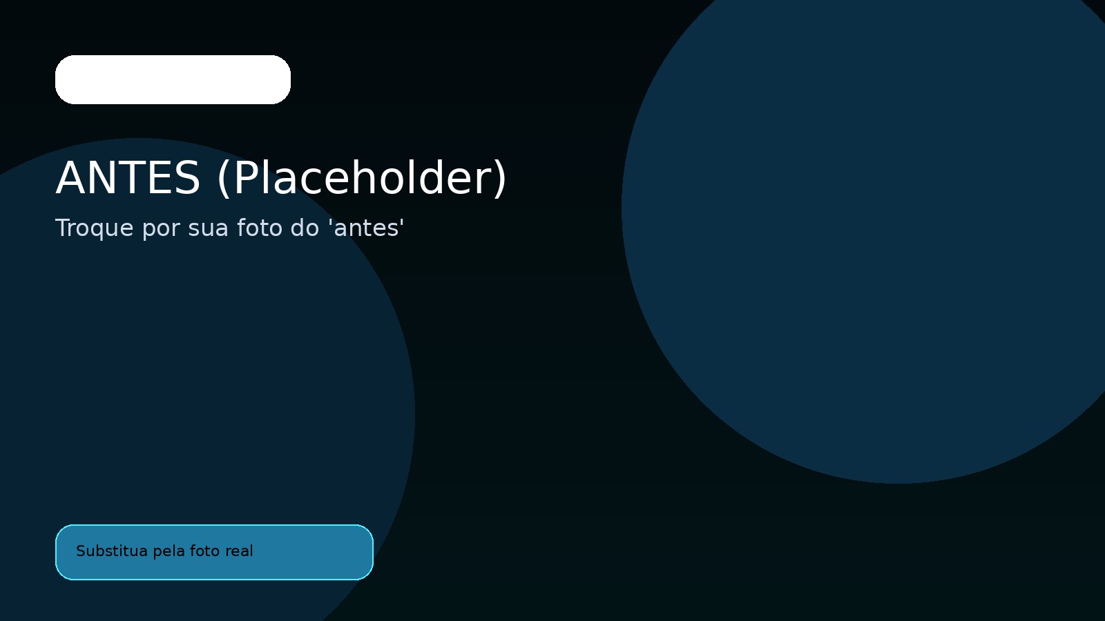 Antes da higienização